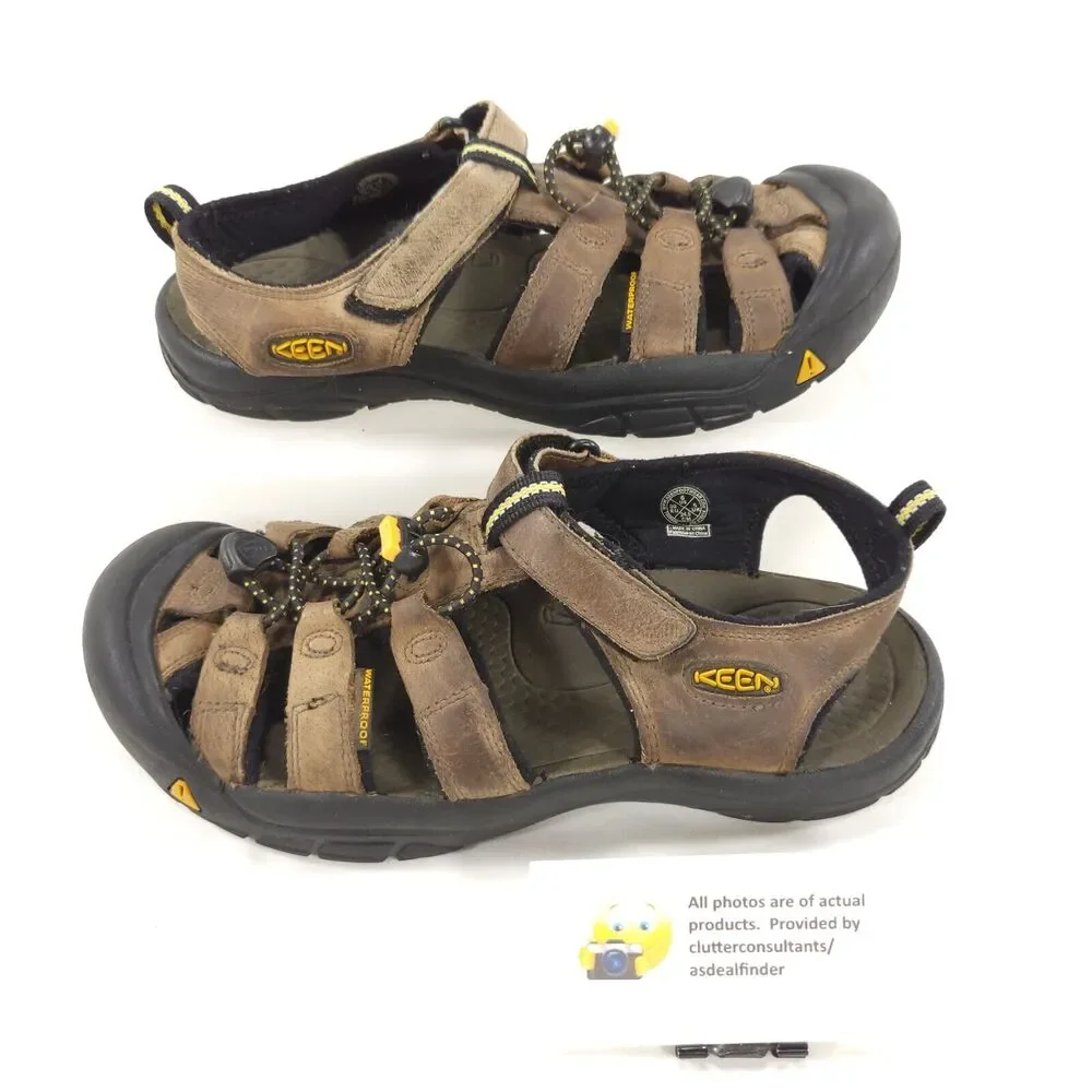 Keen Newport Adjustable Outdoor Drawstring Sandal Mens Size 6 1009996 Brown